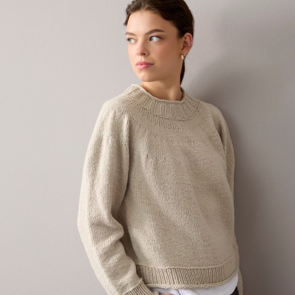 ESSENTIALS VEGAN CASHMERE ARANE BEIGE