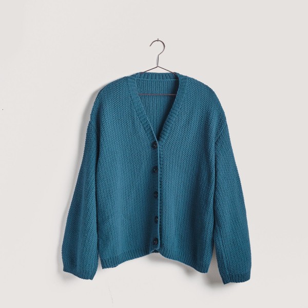 ESSENTIALS VEGAN CASHMERE ARANE PETROLE