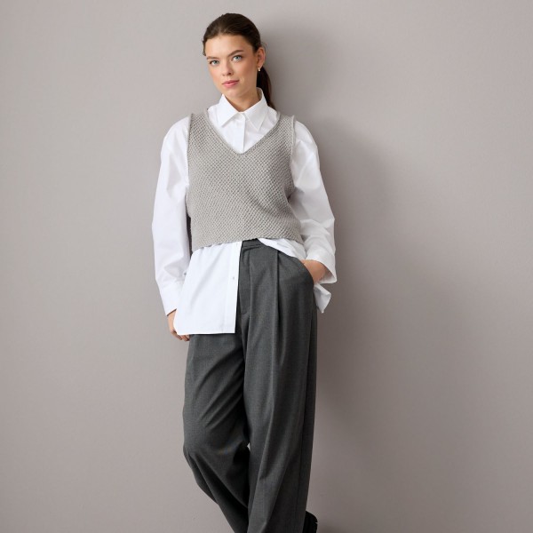 ESSENTIALS VEGAN CASHMERE ARANE GRIS