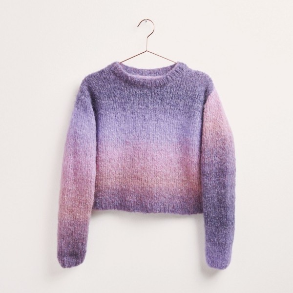 FASHION ALPACA SUPERFINE HEAVENS BIG CLOUD ROSE VIOLET
