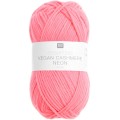 ESSENTIALS VEGAN CASHMERE NEON ARAN PINK