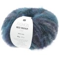 FASHION MERI MOHAIR PRINT BLUE VIOLETS
