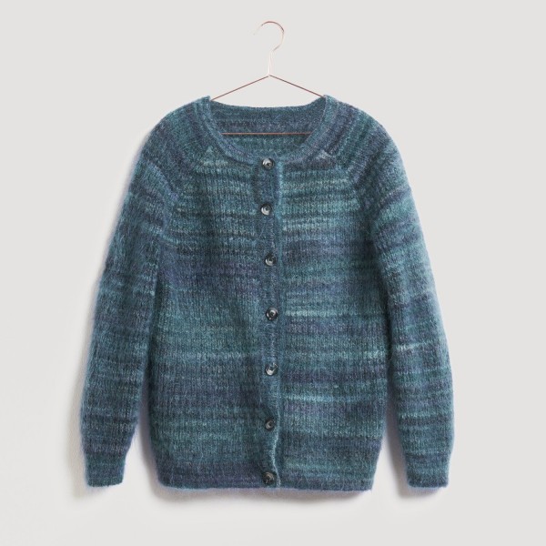 FASHION MERI MOHAIR PRINT BLUE VIOLETS