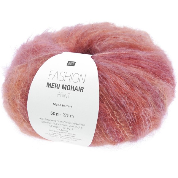 FASHION MERI MOHAIR PRINT HAPPY SUNSHINE