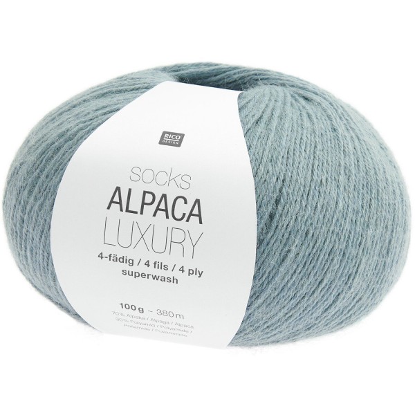 SCOKS ALPACA LUXURY 4 FILS AQUA