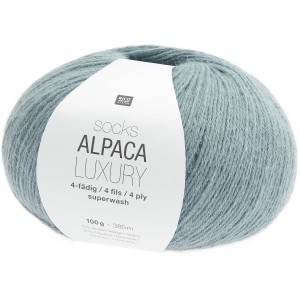 SCOKS ALPACA LUXURY 4 FILS AQUA