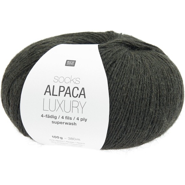 SCOKS ALPACA LUXURY 4 FILS OLIVE