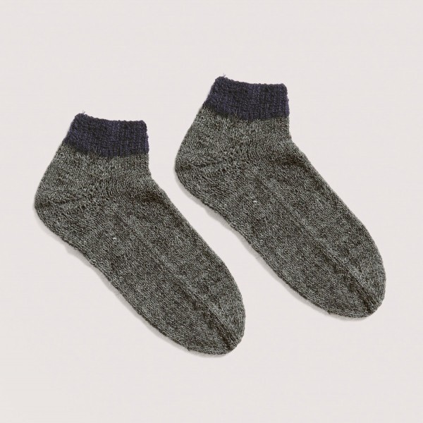 SCOKS ALPACA LUXURY 4 FILS GRIS