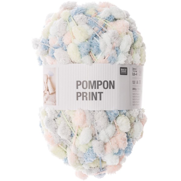 POMPON PRINT PASTEL MIX