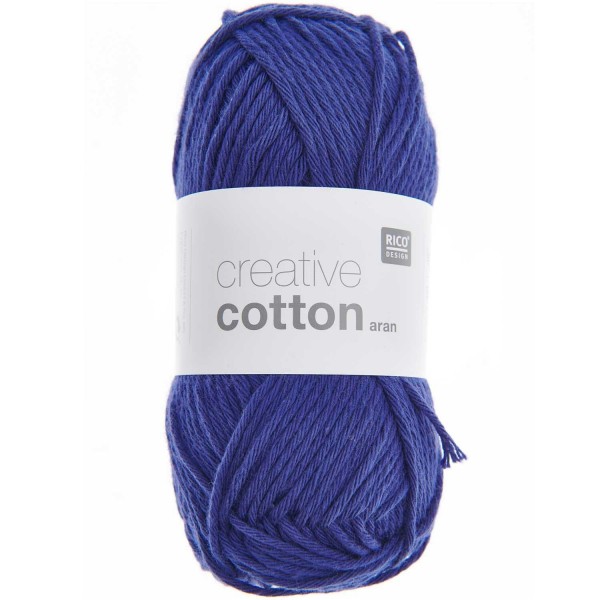 CREATIVE COTTON ARAN GENTIANE