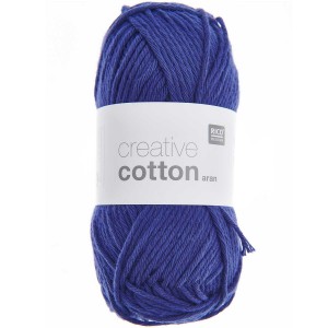 CREATIVE COTTON ARAN GENTIANE