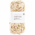 CREATIVE COTTON PRINT ARAN VERT SPRAY