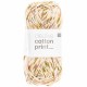 CREATIVE COTTON PRINT ARAN VERT SPRAY